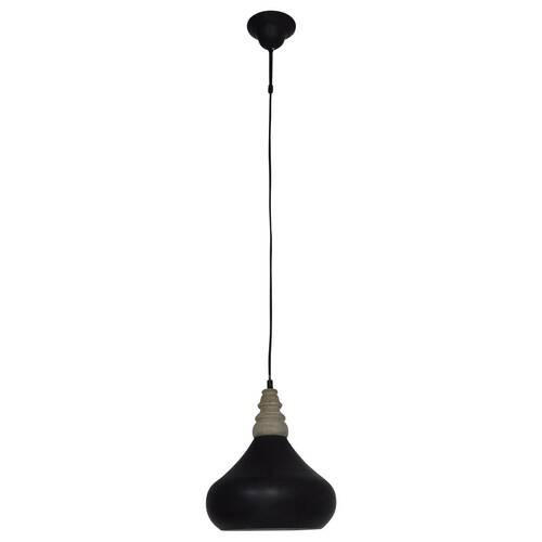 HÄNGELEUCHTE 26/120 cm  - Anthrazit, KONVENTIONELL, Holz/Metall (26/120cm) - Näve