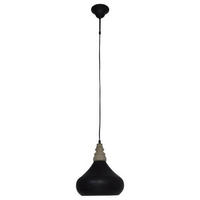 HÄNGELEUCHTE 26/120 cm  - Anthrazit, KONVENTIONELL, Holz/Metall (26/120cm) - Näve