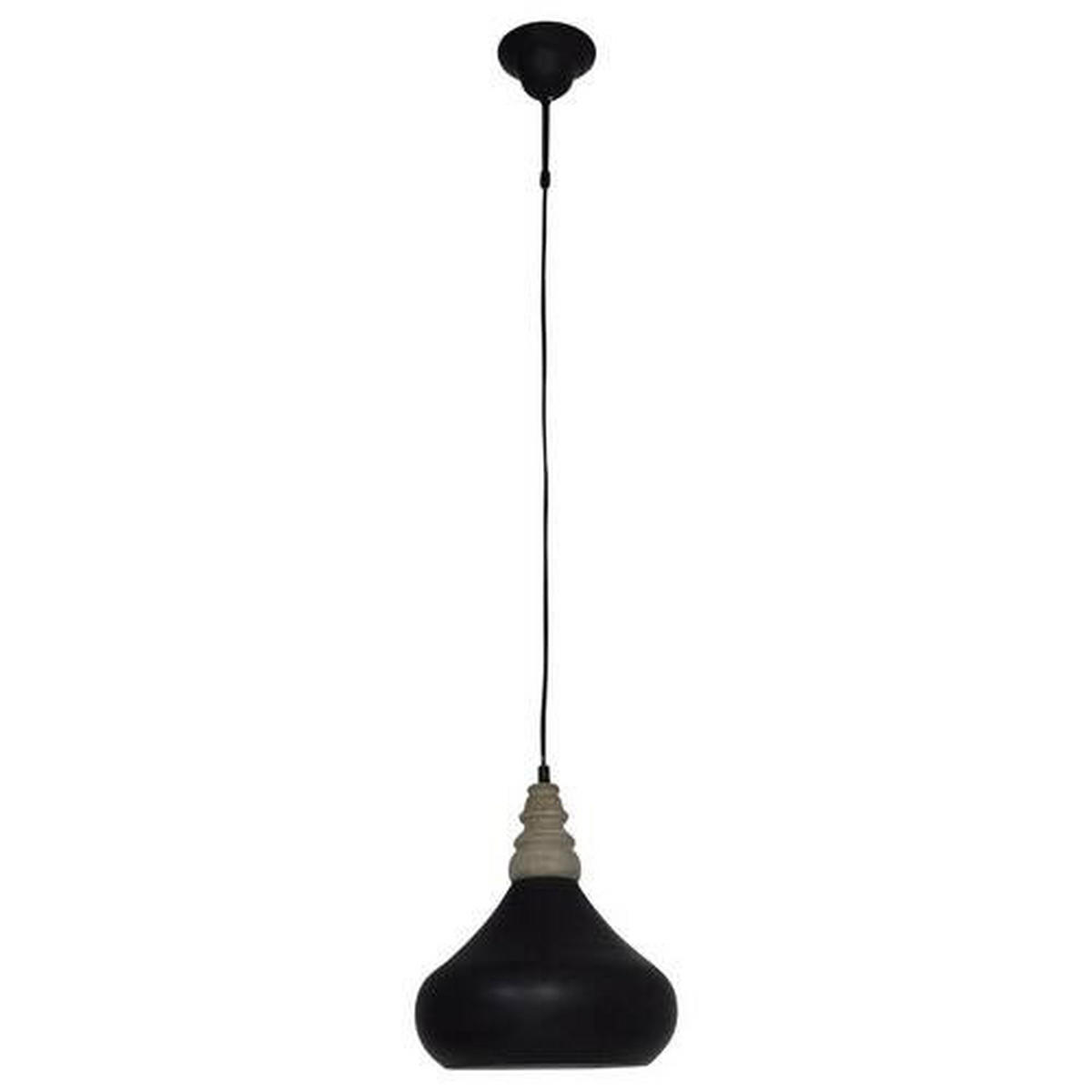 HÄNGELEUCHTE 26/120 cm  - Anthrazit, KONVENTIONELL, Holz/Metall (26/120cm) - Näve
