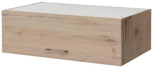 KÜCHENOBERSCHRANK 100/32/32 cm  in Eiche San Remo  - Edelstahlfarben/Eiche San Remo, KONVENTIONELL, Holzwerkstoff/Metall (100/32/32cm) - FlexWell
