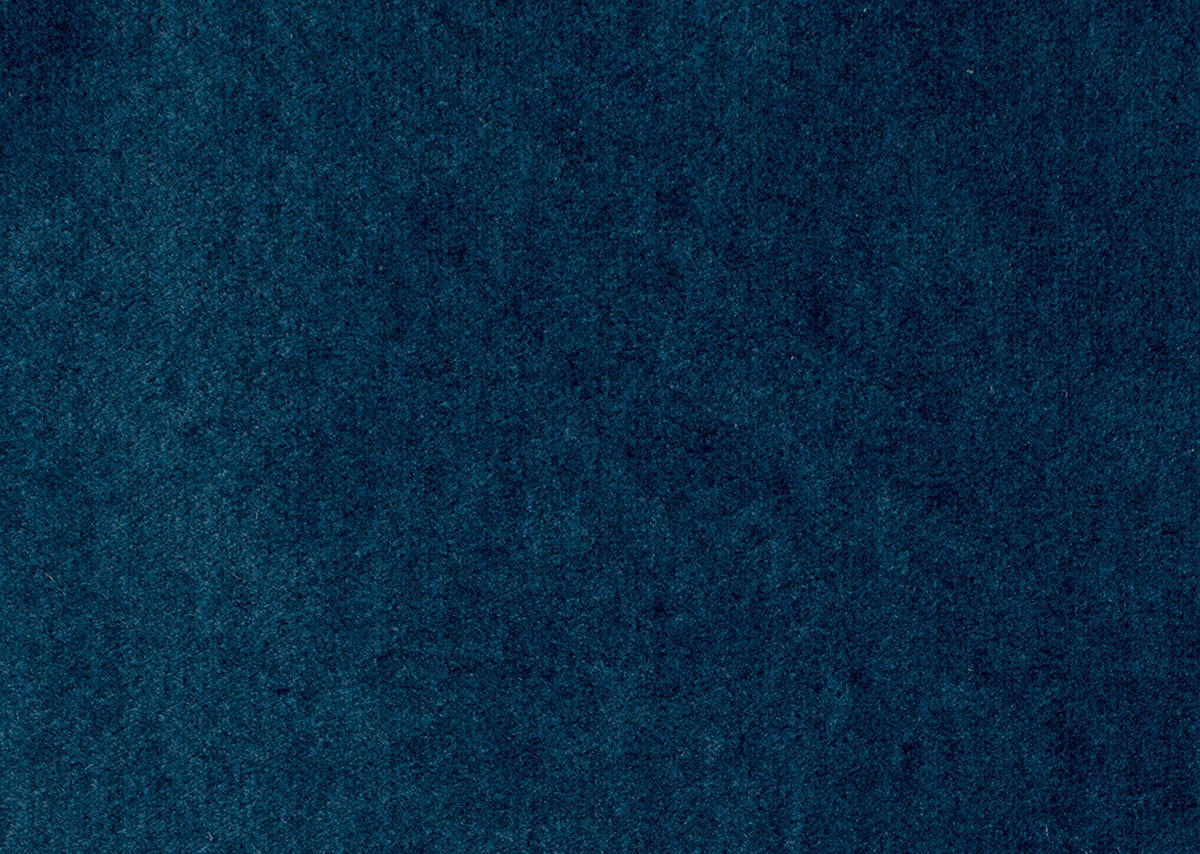 WOHNLANDSCHAFT in Samt, Webstoff Blau  - Blau/Schwarz, Design, Textil/Metall (177/385/216cm) - Welnova