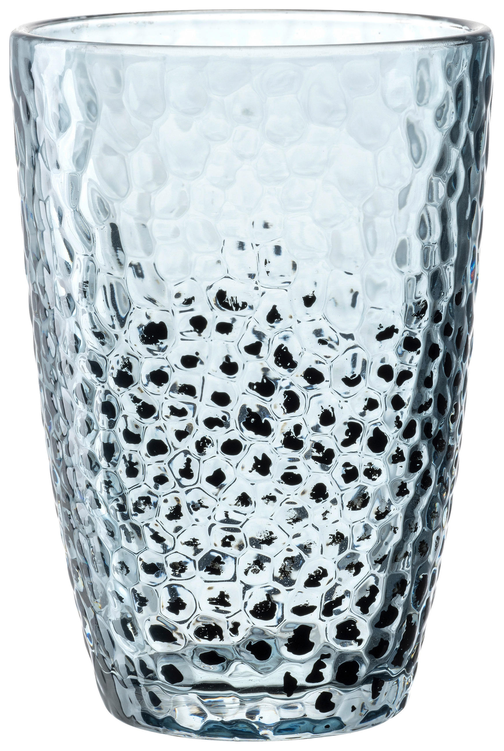 POHÁR 340 ml  - kék, Natur, üveg (340ml) - Leonardo