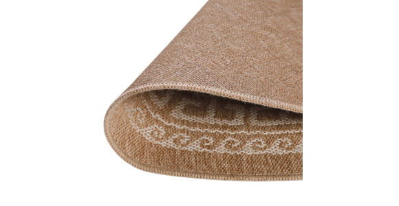 OUTDOORTEPPICH 120/120 cm Comilla  - Beige, Basics, Textil (120/120cm) - Novel