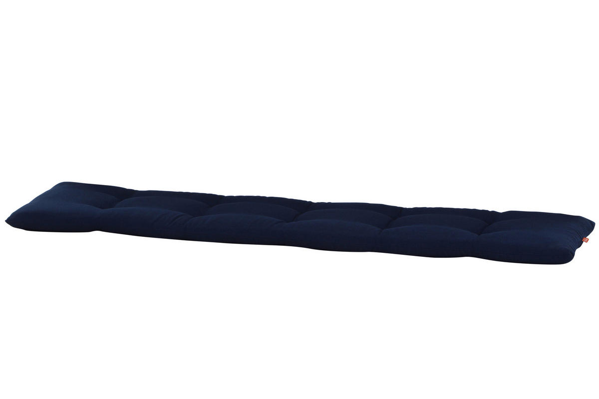 BANKAUFLAGE Uni  - Blau, KONVENTIONELL, Textil (150/6/42cm) - Siena Garden