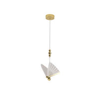 HÄNGLAMPA Mariposa 18/130 cm  - bärnstensfärgad, Klassisk, metall (18/130cm)