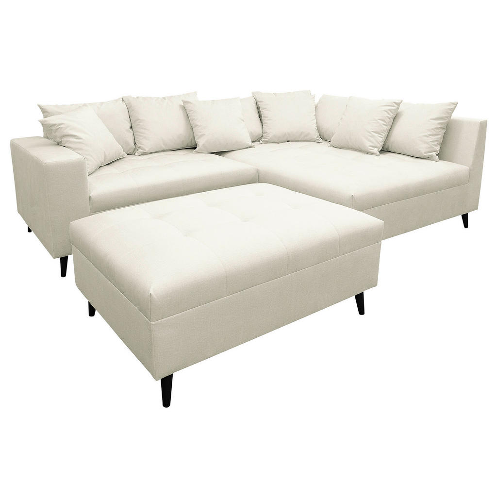 MID.YOU ROHOVÁ SEDAČKA, textil, světle šedá