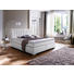 BOXSPRINGBETT 180/200 cm in Weiß - Edelstahlfarben/Weiß, Design, Textil/Metall (180/200cm) - Novel BOXSPRINGBETT 180/200 cm in Weiß - Edelstahlfarben/Weiß, Design, Textil/Metall (180/200cm) - Novel
