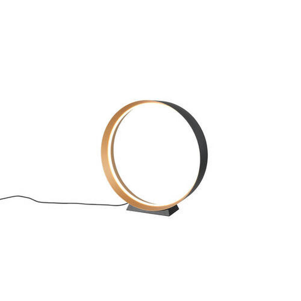 Thumbnail - Musterring Led-Tischleuchte Musterring, Schwarz, Gold, Metall, 46 cm, Schnurschalter, Farbtemperaturwechsler, Lampen & L...