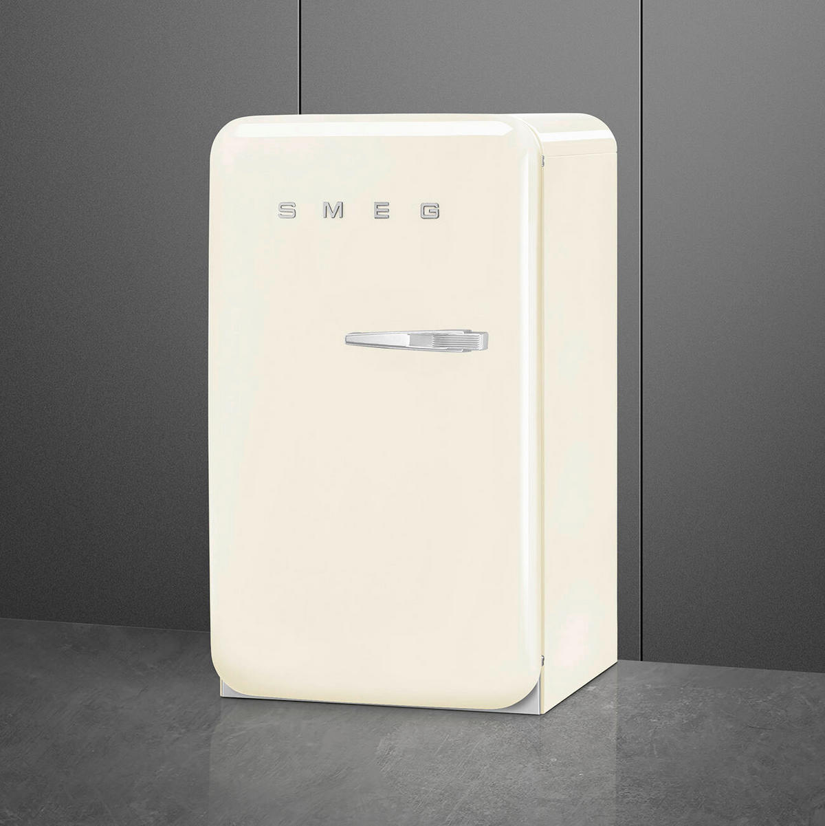 KÜHLSCHRANK 54.5/97.0/70.1 cm  - Creme, Trend, Metall (54.5/97.0/70.1cm) - SMEG