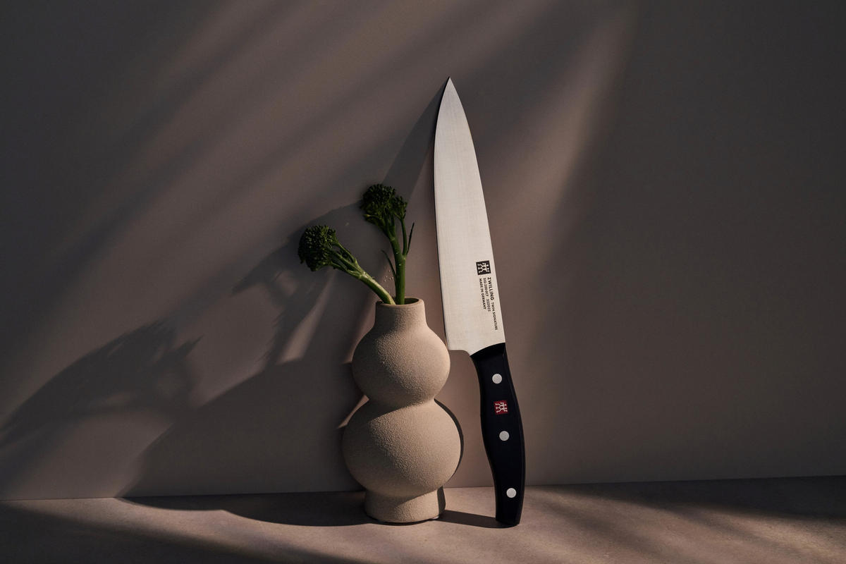 KOCHMESSER Signature 20 cm  - Edelstahlfarben/Schwarz, Basics, Kunststoff/Metall (20cm) - Zwilling