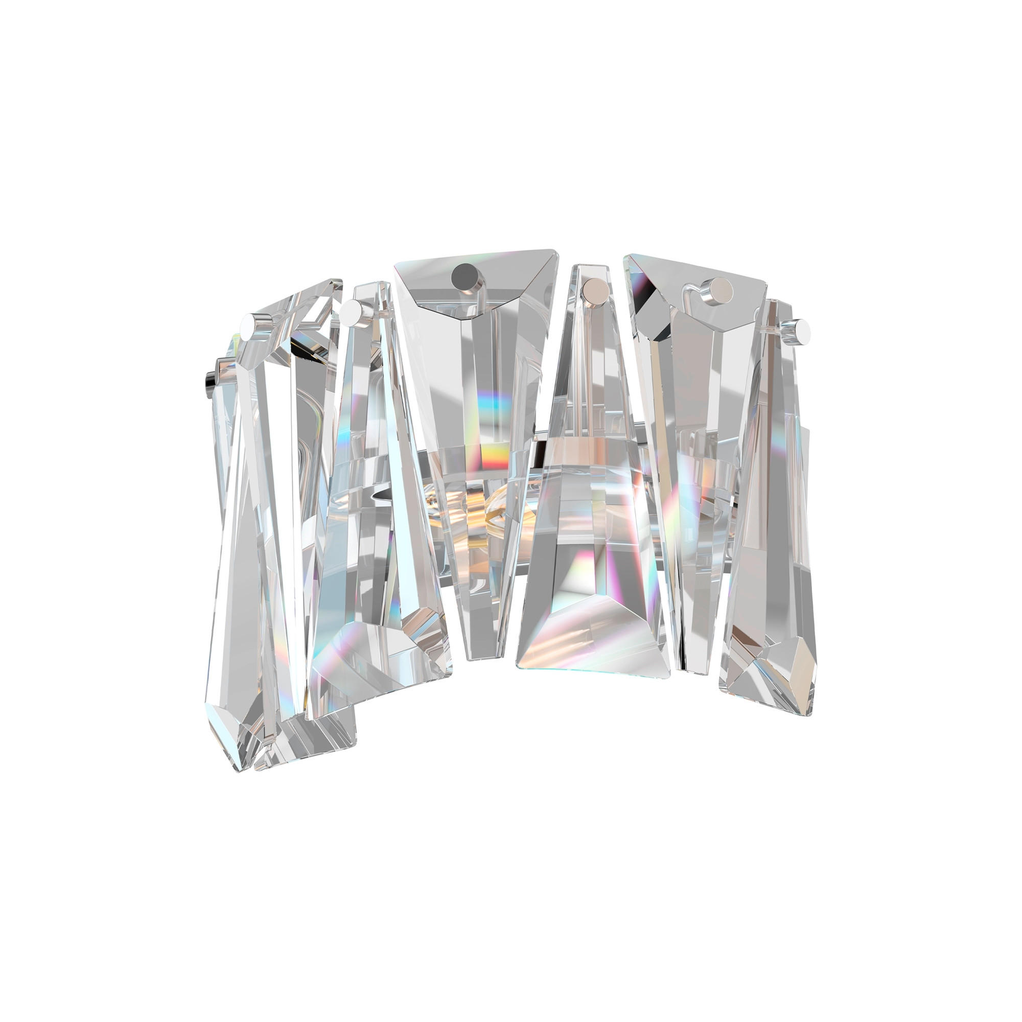 WANDLEUCHTE - Chromfarben, Trend, Metall (15.3/16/25.6cm) - MAYTONI
