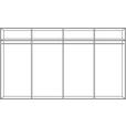 SCHWEBETÜRENSCHRANK  in Graphitfarben, Sahara  - Schwarz/Graphitfarben, KONVENTIONELL, Glas/Holzwerkstoff (360/236/64cm) - Carryhome