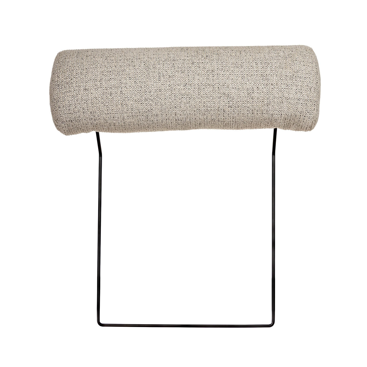NACKSTÖD i  - vit/svart, Design, metall/textil (62/62/14cm) - Pure Home Comfort