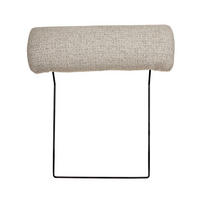 NACKSTÖD i  - vit/svart, Design, metall/textil (62/62/14cm) - Pure Home Comfort