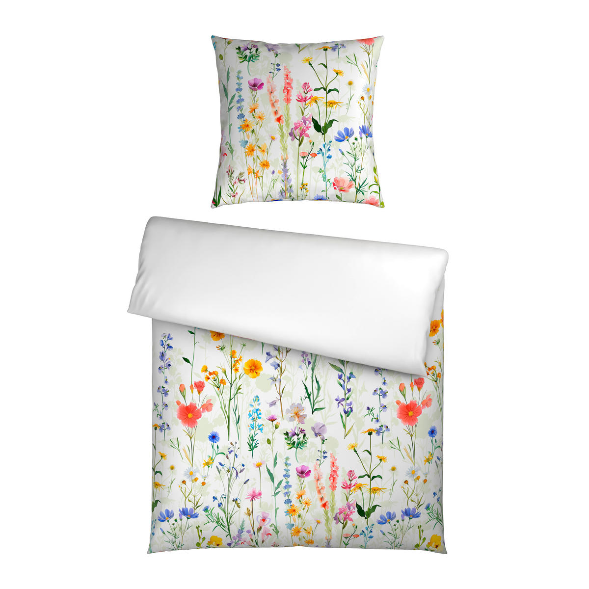 WENDEBETTWÄSCHE Satin 135/200 cm  - Multicolor, Textil (135/200cm) - Bio:Vio