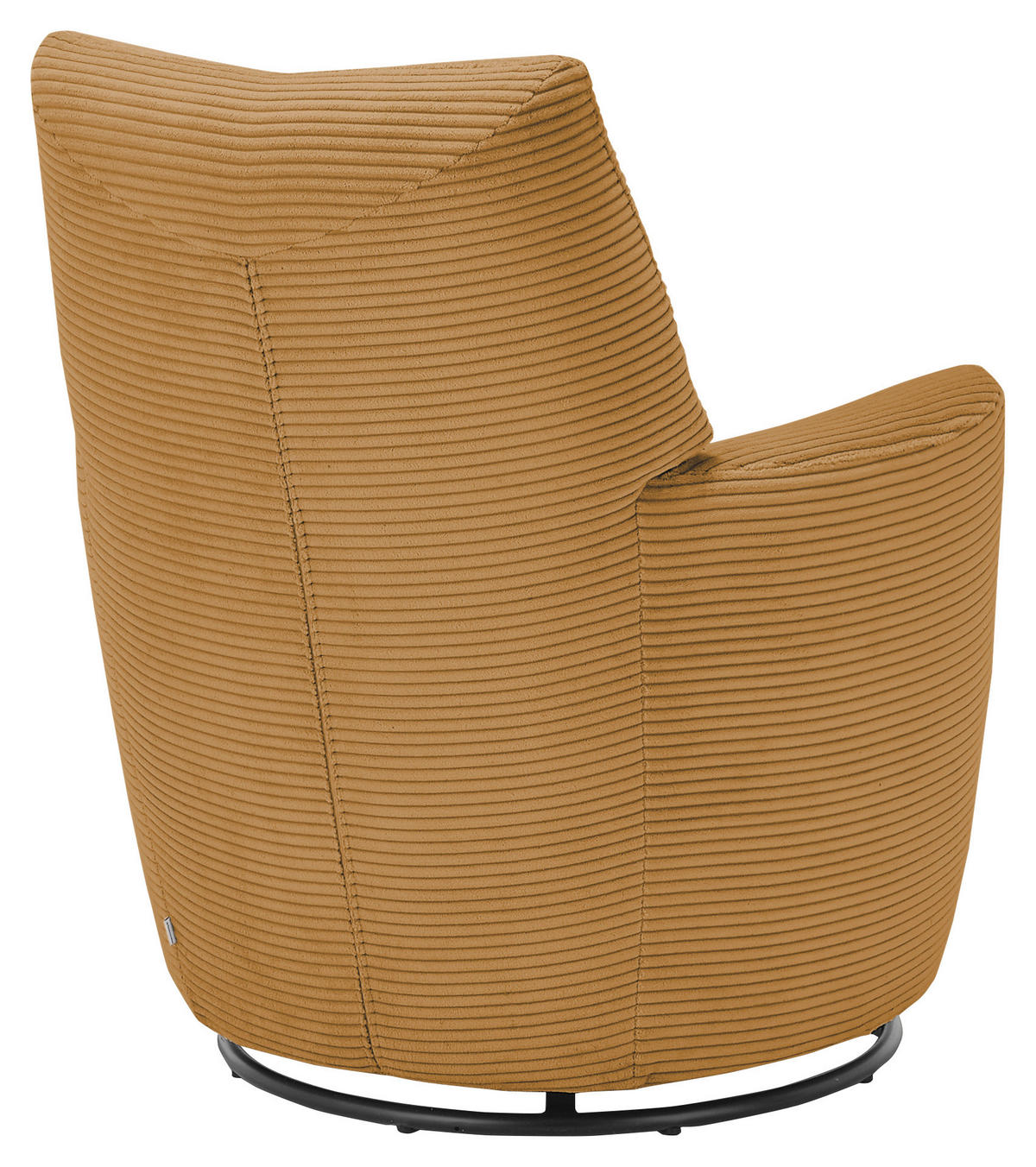 SESSEL Cord Honig    - Schwarz/Honig, Design, Textil/Metall (80/96/88cm) - SetOne by Musterring
