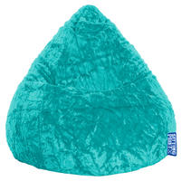 SITZSACK 120 l  - Türkis, Design, Textil (90/70/90cm)