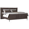 BOXSPRINGBETT 180/200 cm  in Graubraun  - Graubraun/Schwarz, Konventionell, Textil/Metall (180/200cm) - Esposa