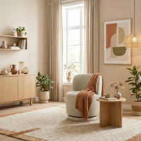 SESSEL in Webstoff Beige  - Beige, MODERN, Textil (60/74/60cm) - Livetastic