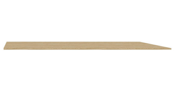 OBERPLATTE  in  - Eichefarben, KONVENTIONELL, Holzwerkstoff (183/1,6/42cm) - Hom`in