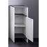 SEITENSCHRANK 32/82/28 cm - Silberfarben/Weiß, Design, Holzwerkstoff/Kunststoff (32/82/28cm) - Xora SEITENSCHRANK 32/82/28 cm - Silberfarben/Weiß, Design, Holzwerkstoff/Kunststoff (32/82/28cm) - Xora