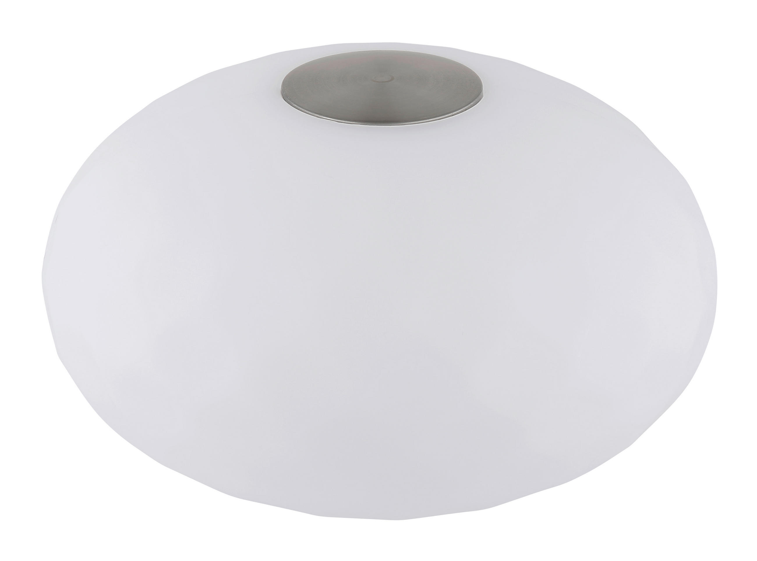 PORTABEL LAMPA LEALA 20/11,7 cm   - vit/stålfärgad, Klassisk, metall/plast (20/11,7cm) - Globo