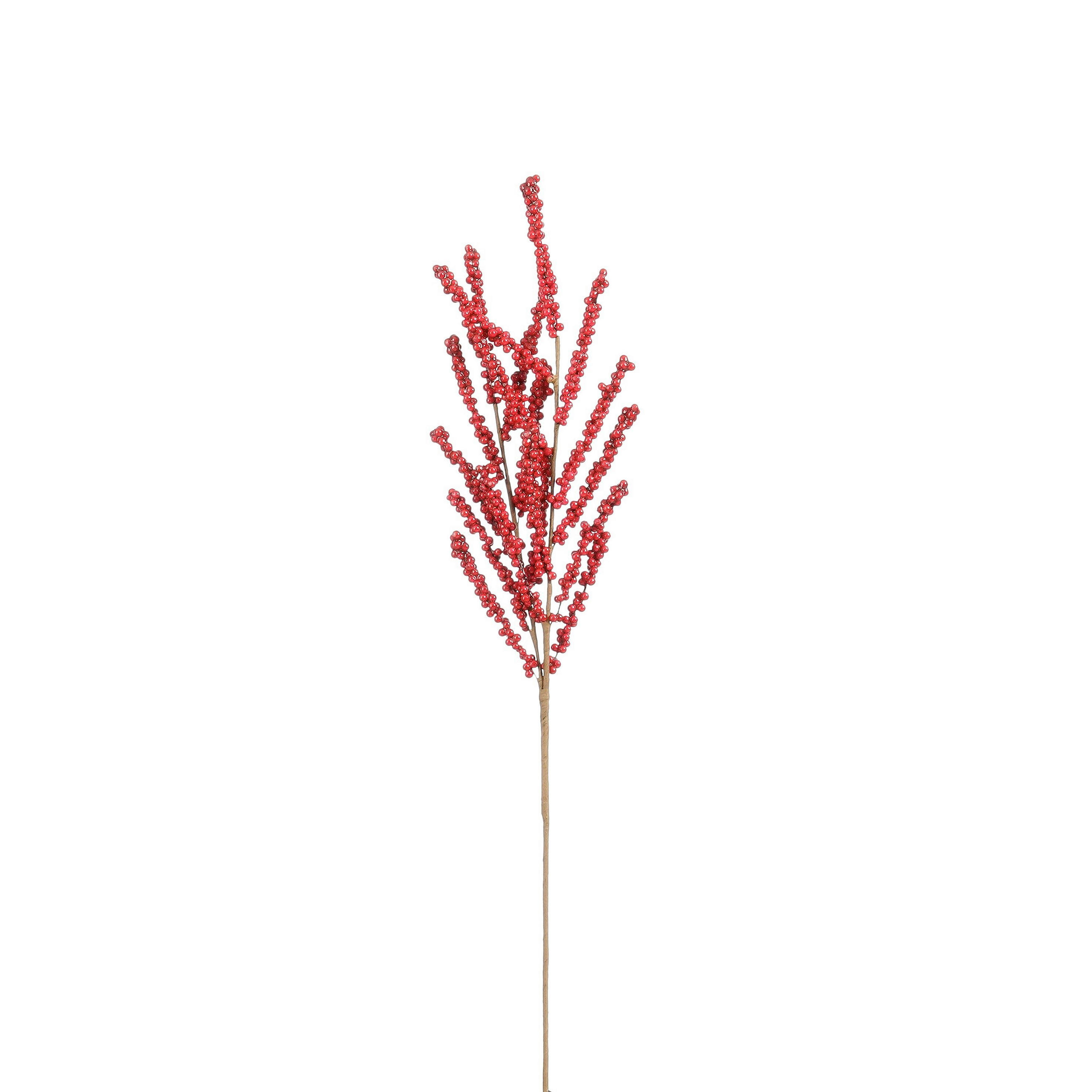 UMETNA ROŽA   80/27/3 cm            - rdeča, Basics, umetna masa (80/27/3cm)