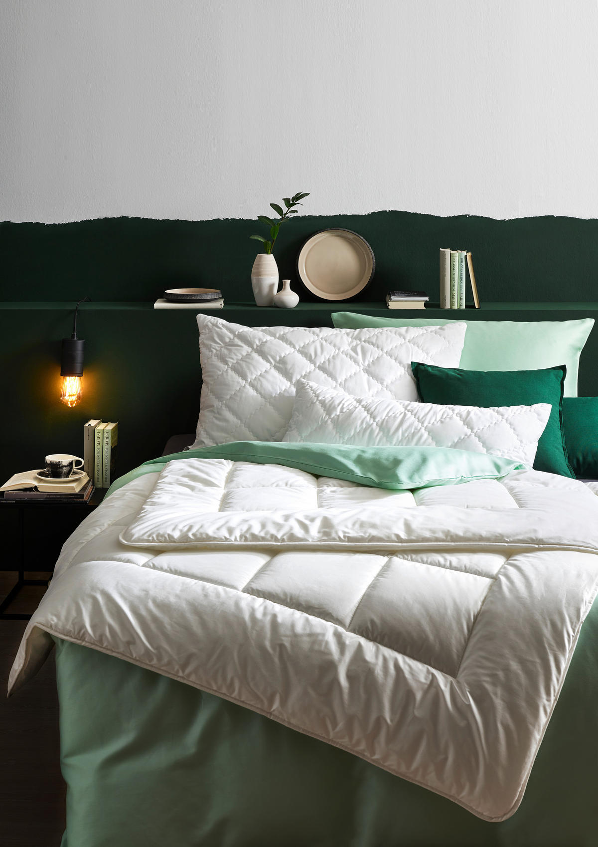 CELOGODIŠNJI JORGAN ALCANDO UNO 200/200 cm  - bela, Osnovno, tekstil (200/200cm) - Billerbeck