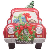 ZIERKISSEN  41/32 cm   - Rot, KONVENTIONELL, Textil (41/32cm) - X-Mas