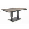 LOUNGETISCH  - Anthrazit/Grau, Basics, Kunststoff/Metall (160/90/52-72cm) - Tierra Outdoor