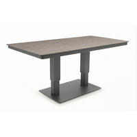 LOUNGETISCH  - Anthrazit/Grau, Basics, Kunststoff/Metall (160/90/52-72cm) - Tierra Outdoor