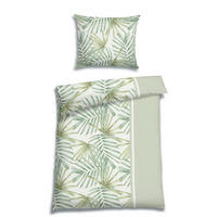 BETTWÄSCHE Seersucker 140/200 cm  - Salbeigrün, KONVENTIONELL, Textil (140/200cm) - Florella