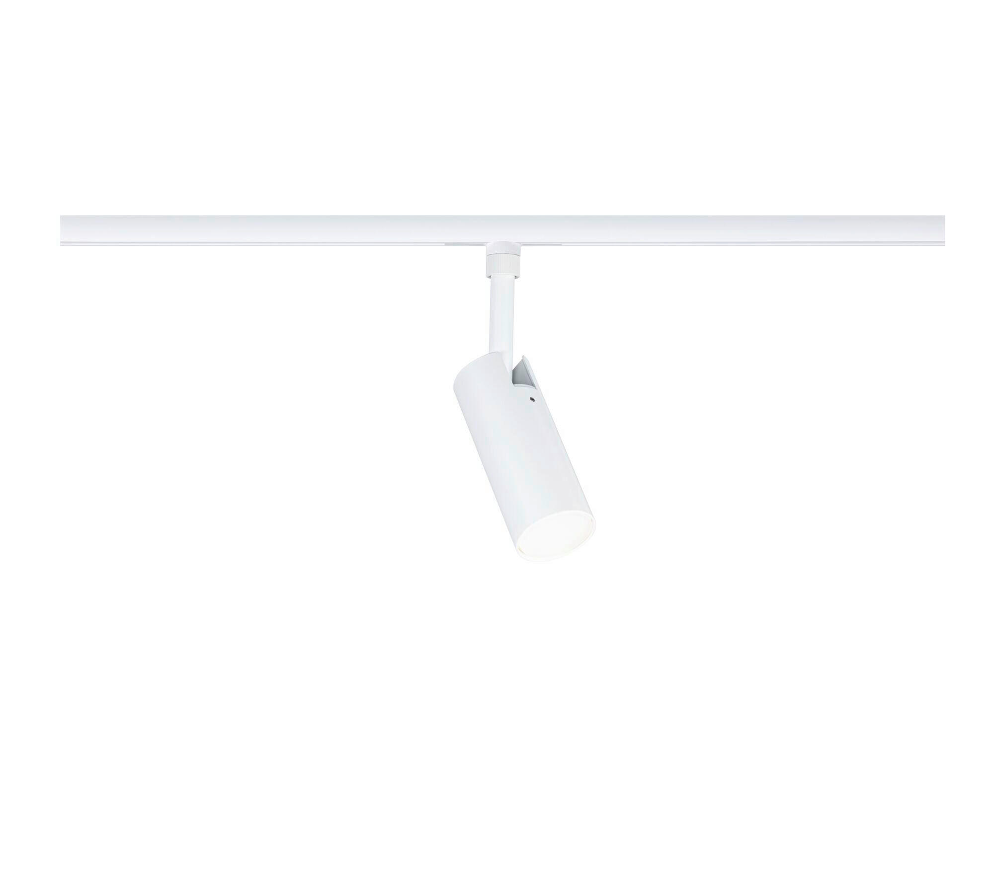 SCHIENENSYSTEM-STRAHLER URail 4,3/19 cm  - Weiß, Basics, Metall (4,3/19cm) - Paulmann