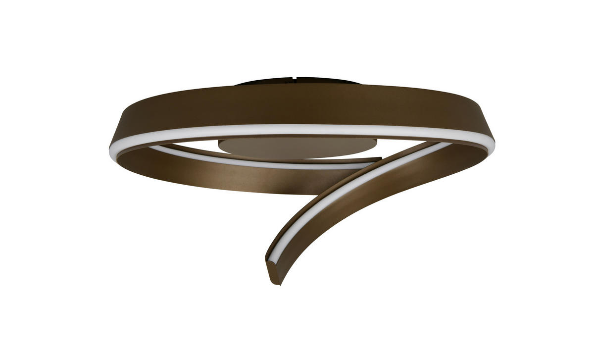 LED-DECKENLEUCHTE CIRONDA  - Platinfarben, Design, Metall (59,5/26,5/58,7cm) - Cinque