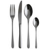 BESTECKSET 24-teilig Edelstahl  - Schwarz, Basics, Metall - Sambonet