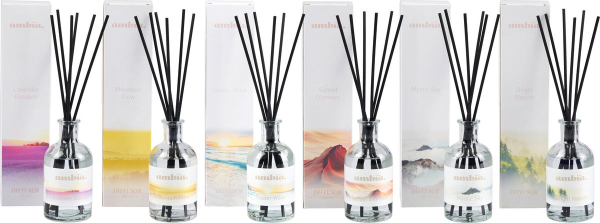 RAUMDUFT 100 ml Adlerholz  - Grauweiß, Basics, Glas (100ml) - Ambia Home