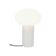 AKKU-TISCHLEUCHTE 13/19 cm  - Weiß, Design, Glas/Metall (13/19cm) - Dieter Knoll