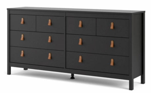 SIDEBOARD 159,4/79,7/38,4 cm  - brun/aluminiumfärgad, Design, metall/trämaterial (159,4/79,7/38,4cm) - Best Price
