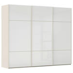 SCHWEBETÜRENSCHRANK  in Weiß, Champagner  - Champagner/Weiß, KONVENTIONELL, Glas/Holzwerkstoff (242/223/68cm) - Novel
