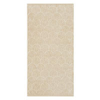 RUČNÍK, 50/100 cm, přírodní barvy, barvy zlata, lesní zelená - přírodní barvy/barvy zlata, Basics, textil (50/100cm) - Cawoe