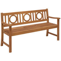 Bancă grădină & terasă in culoare lemn acacia  - culoare lemn acacia, Romantik / Landhaus, lemn (150/87/57cm) - Ambia Garden