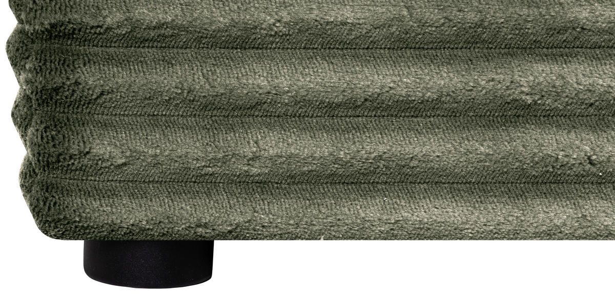 BOXBETT 140/200 cm  in Olivgrün  - Schwarz/Olivgrün, Trend, Kunststoff/Textil (140/200cm) - Boxxx
