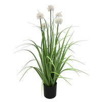 DEKOGRAS - Weiß/Hellgrün, Basics, Kunststoff/Metall (81cm) - Ambia Home