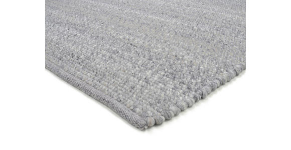 HANDWEBTEPPICH 90/160 cm Helsinki  - Grau, Basics, Textil (90/160cm) - Linea Natura