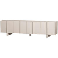 LOWBOARD 200/53/46 cm  - Hellgrau, Design, Holz (200/53/46cm) - Livetastic