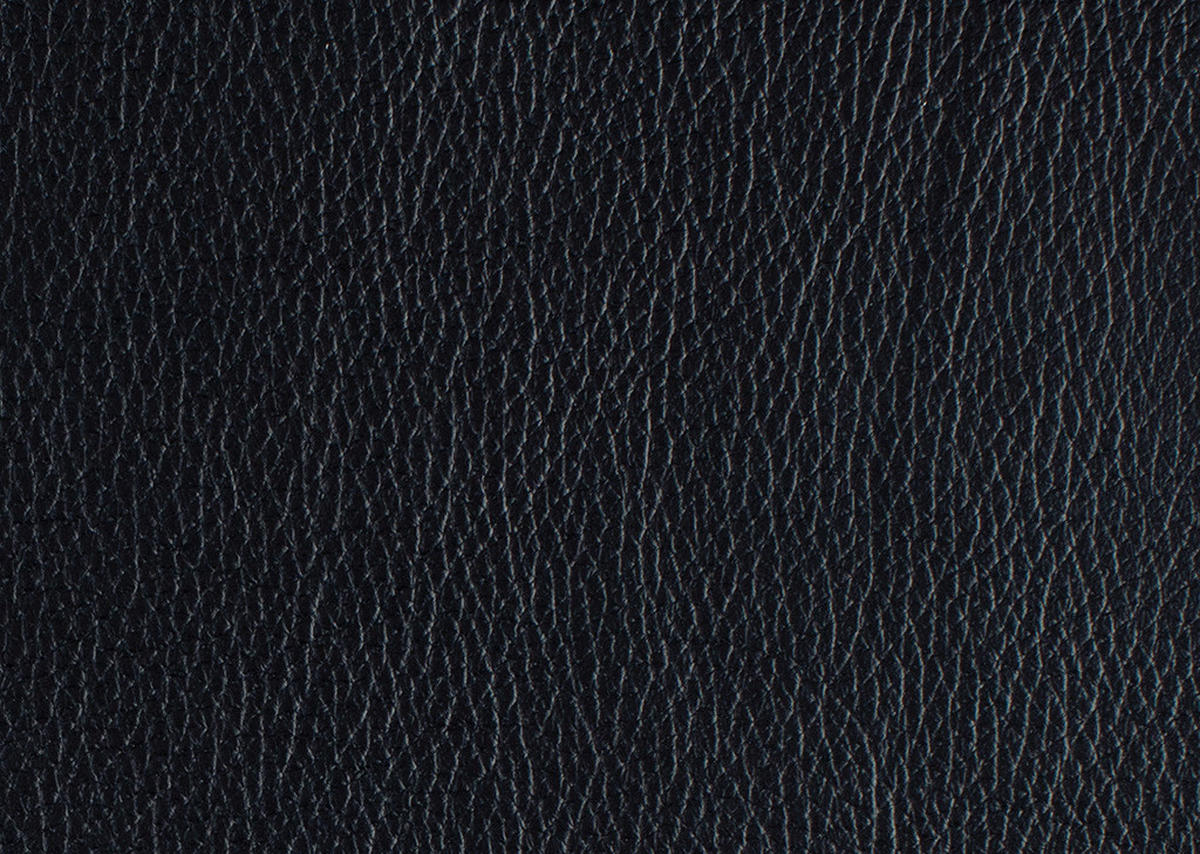 ECKSOFA in Echtleder Schwarz  328/193 cm  - Schwarz, Design, Leder/Metall (328/193cm) - Dieter Knoll