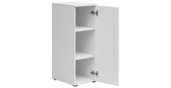 MEHRZWECKSCHRANK 30/83/40 cm  - Schwarz/Weiß, MODERN, Holzwerkstoff/Kunststoff (30/83/40cm) - Carryhome