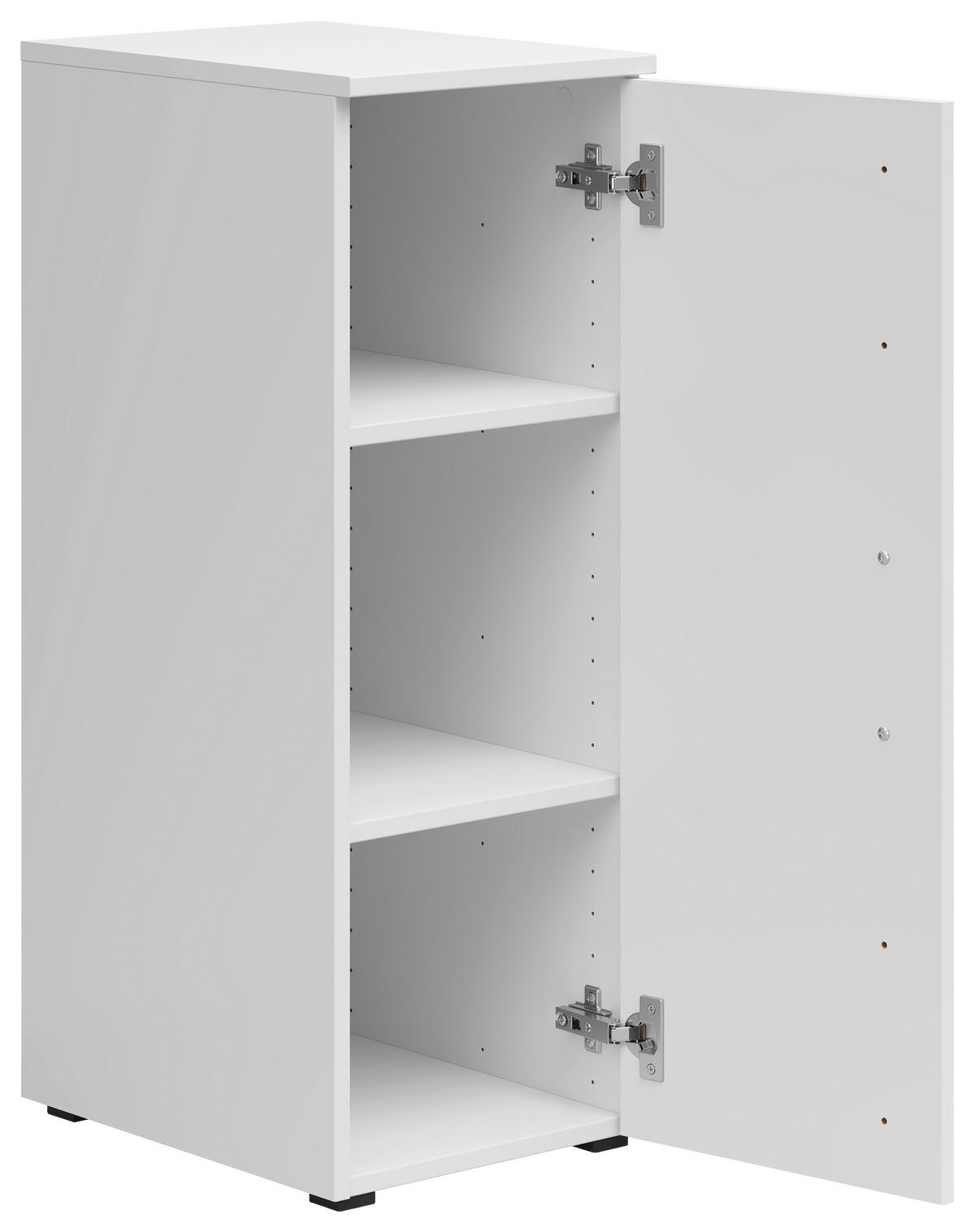 VIACÚČELOVÁ SKRIŇA, biela, 30/83/40 cm - čierna/biela, Modern, kompozitné drevo/plast (30/83/40cm) - Carryhome