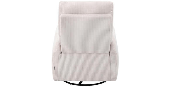 RELAXSESSEL Cord Relaxfunktion    - Beige/Schwarz, Design, Textil/Metall (78/107/95cm) - Carryhome