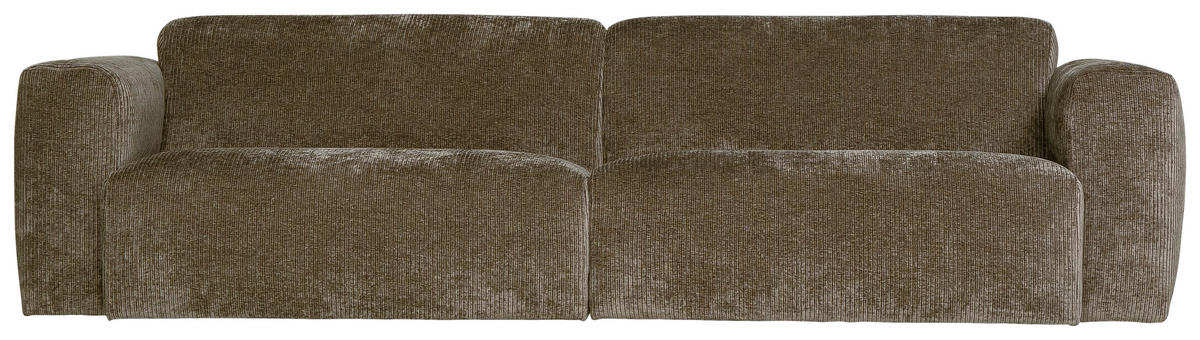 SOFFA i manchester grå  - grå, Klassisk, metall/trä (290/78/103cm) - Novel